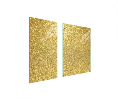 PLACA Protectora de Vidrio Tabla 75x52 DORADA