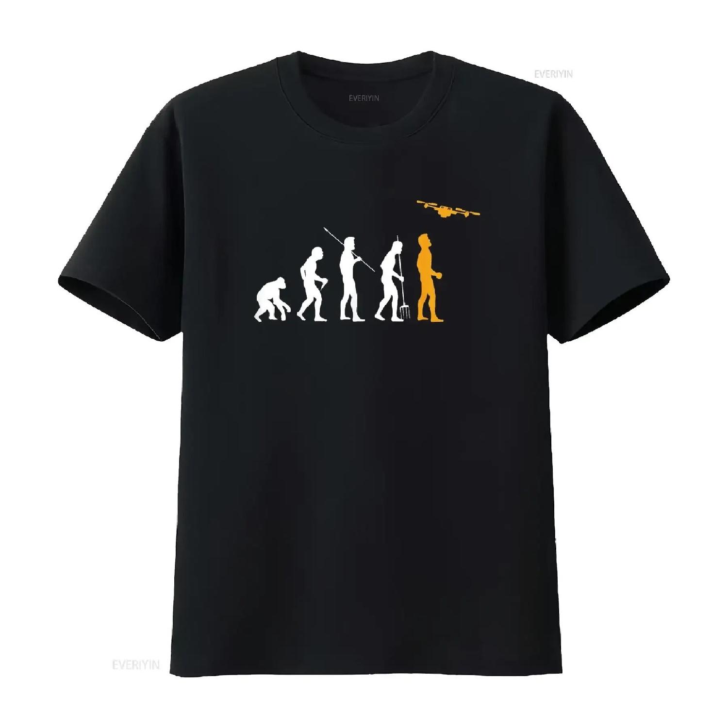 

Quadcopter Drone Evolution Enthusiast Novelty T Shirt vintage Washed designer clothes Top For Everyday Wear Stretched S чёрный
