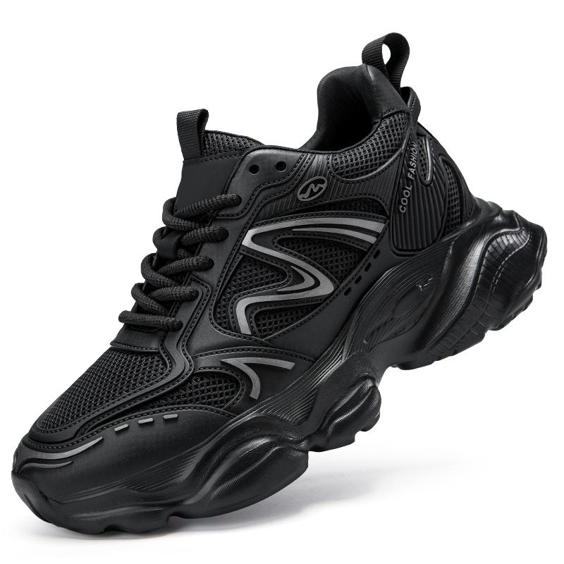 Fashion Non-Slip Comfortable Gym Training Shoes Men's Breathable Mesh Running Shoes Lightweight Athletic Sneakers Casual Walking Shoes