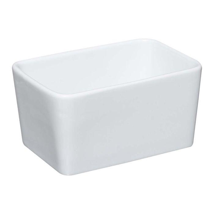 Beurrier avec couteau - Elegance - Céramique - Bois - Dimensions: 13.5x9.3x9 cm - Non compatible lave-vaisselle