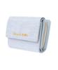 De Apparel Crocodile Embossed Wallet for Light Beige [Maison Fleur] Women,