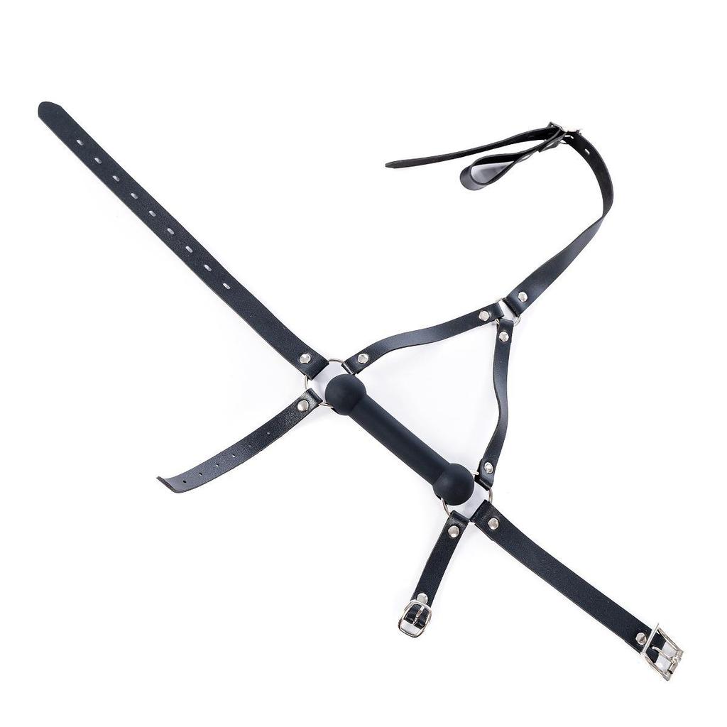 Elastic Bridle Bit Mouthpiece Headgear Mask - Kinky SM Gag for Women