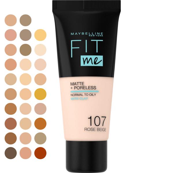 

Тональная основа Maybelline FitMe Matte 107 Rose Beige 30 мл