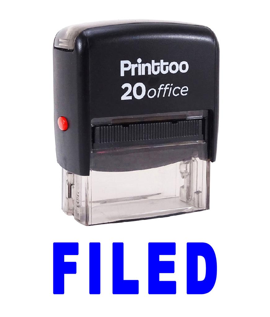 Printtoo Self Inking Rubber Stamp Office Stationary PAST DUE Custom