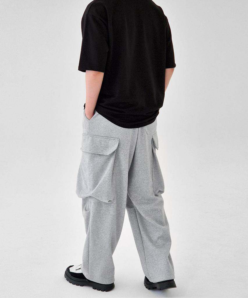 UMM Men'S And Women'S Big Pocket Wide Jogger Training Pants