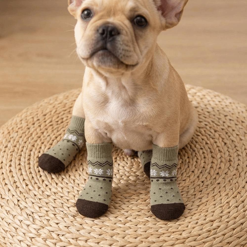 1 Set Breathable Puppy Sock Anti Slip Pet Sock Durable Dog Sock  Summer Wear