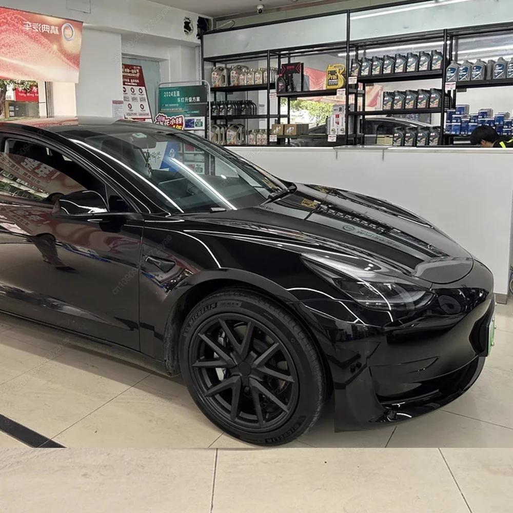 4PCS 18 Inch Wheel Caps For Tesla Model 3 2017-2023 Hub Cap Performance Replacement Full Rim Cover Hubcap Decorative Accessories