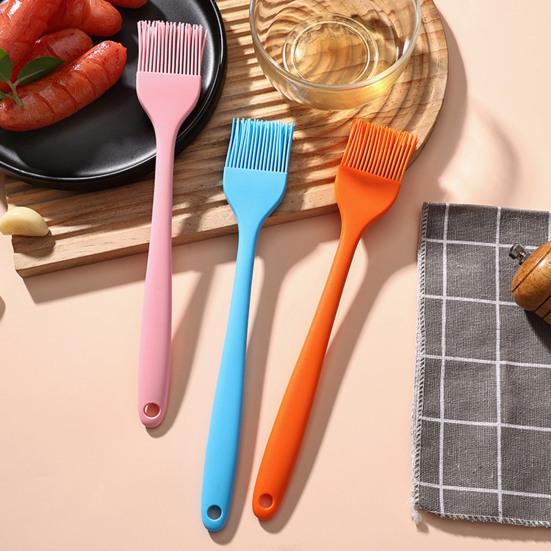 Pennello da cucina in silicone resistente al calore antiaderente senza giunture per BBQ lavabile in lavastoviglie per uso alimentare per cottura grigliatura