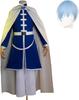 COSSA Himmel Cosplay Costume from Funeral of Freiren with Perfect for Stage Everyday School Cultural and Christmas Wig, Performances, Wear, Festivals,