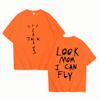 New Hot Look Mom I Can Fly Printed T-shirts Women Unisex Casual Loose Round Neck Creative Personalized Y2k T-shirts