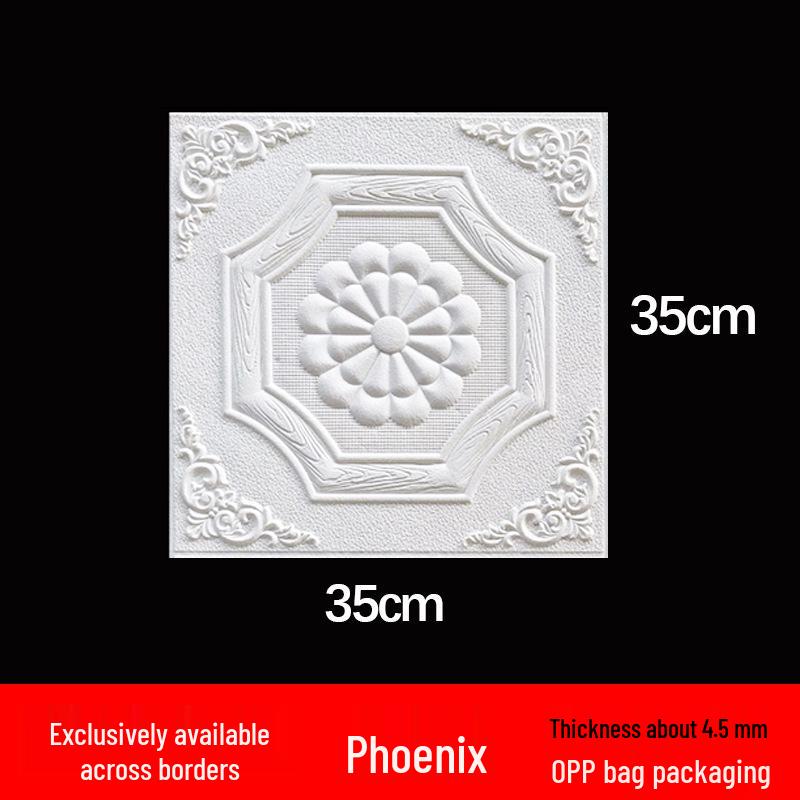 3D Self-Adhesive Ceiling Stickers - Waterproof Wallpaper for Ceiling Decoration