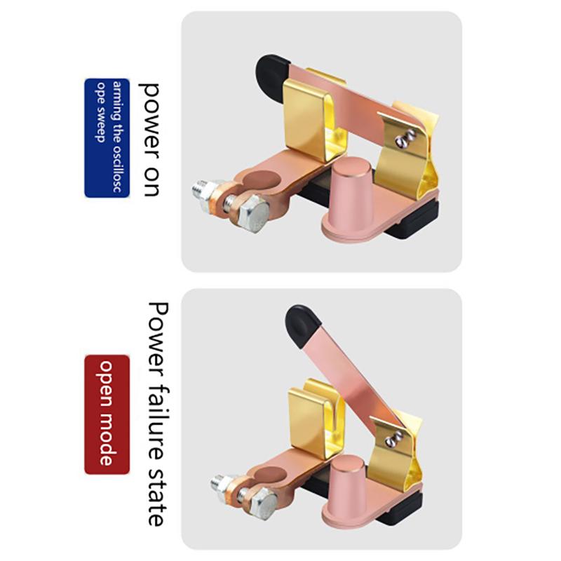 12V/24V Small Knife Type Car Battery Power Off Switch Power Supply Main Switch Battery Clip Anti-Leakage Car Off Auto Parts