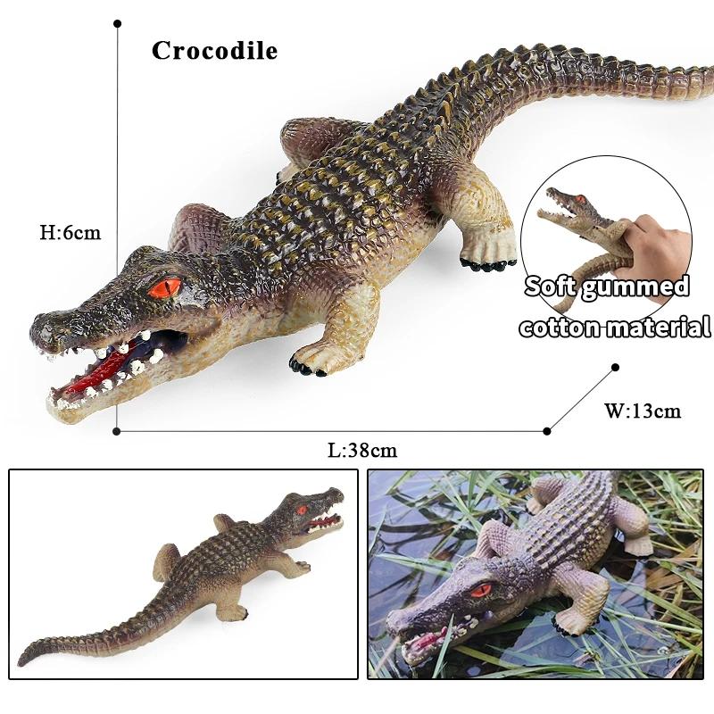 Oenux Soft Cotton Farm Animals Cow Horse Pig Hen Cat Dog Model Action Figures Wild Lizard Donkey Koala Educational Kids Toy Gift