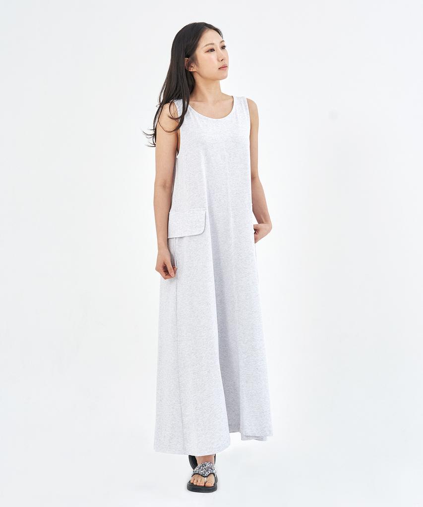 Peulleio Cp One-Piece Dress _ Gray