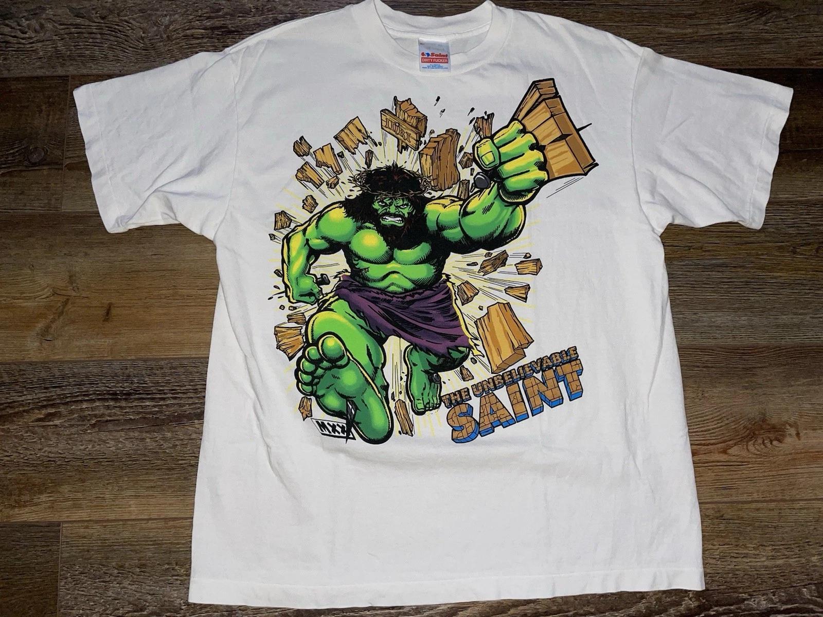 

Футболка Saint Michael XXXXXX GREEN SAINT HULK Мужская M Также подходит L SM-HR1-0000-024 S