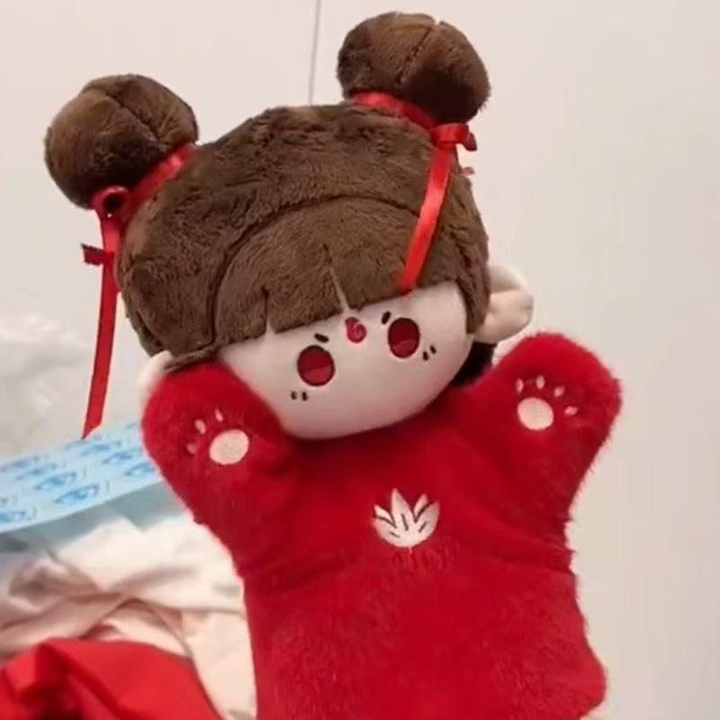 

Милый Нечжа и Ао Бин Ручная кукла Плюшевая тряпичная кукла - Серия Демонический ребенок 25cm