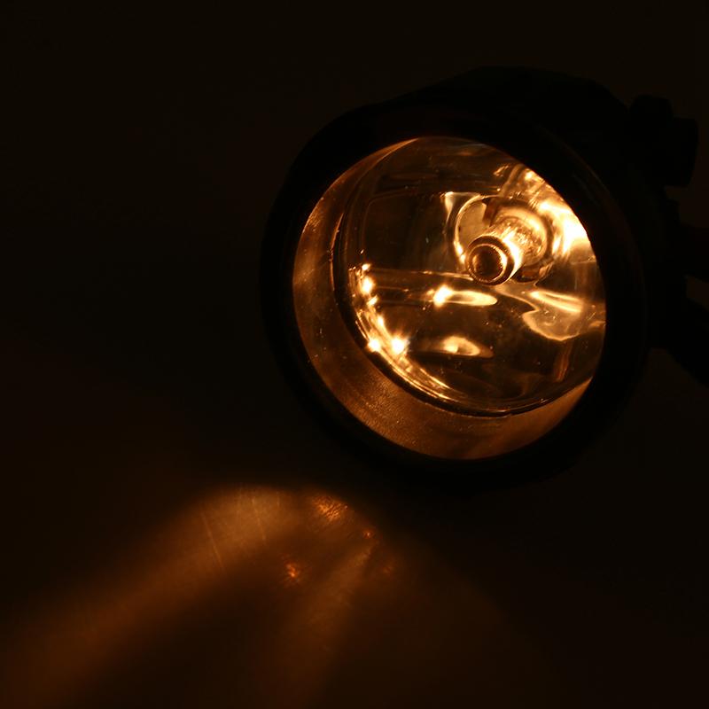 Car Fog Light H11 Halogen Bulbs Amber Light Foglamp Assembly 12V External Lights Auto Styling