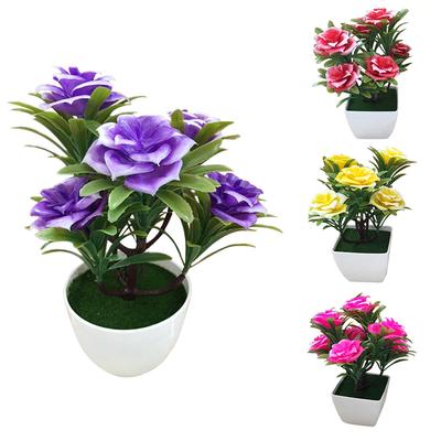 1Pc Topf Künstliche Blume Bonsai Leistung Bühne Garten Home Party Decor Weihnachten Ornament