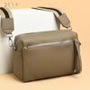 Leather women's bags new trendy fashion first layer cowhide soft shoulder messenger bag