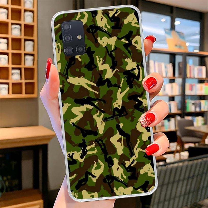Camouflage Military Cover Phone Case For Samsung Galaxy A12 A22 A32 A52 A72 A02S Phone Case Note 20 Ultra 10 S10 Plus A51 A71 A5