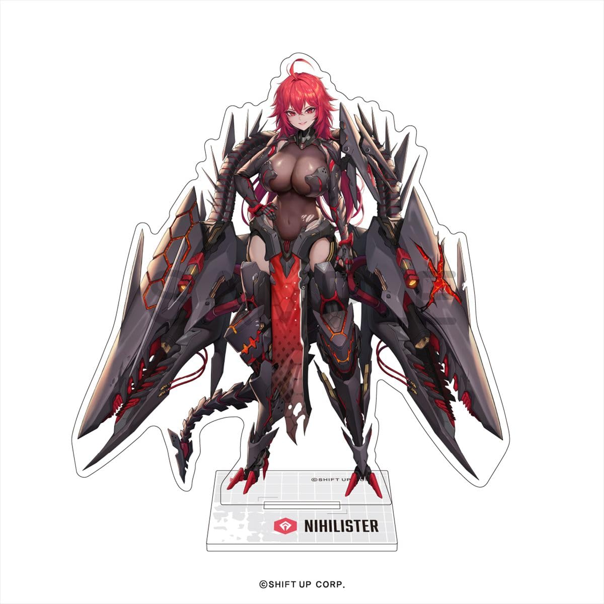 

Algernon Products Goddess of NIKKE Acrylic Stand Nihilista H137 x Acrylic Victory Approx. W47-106mm