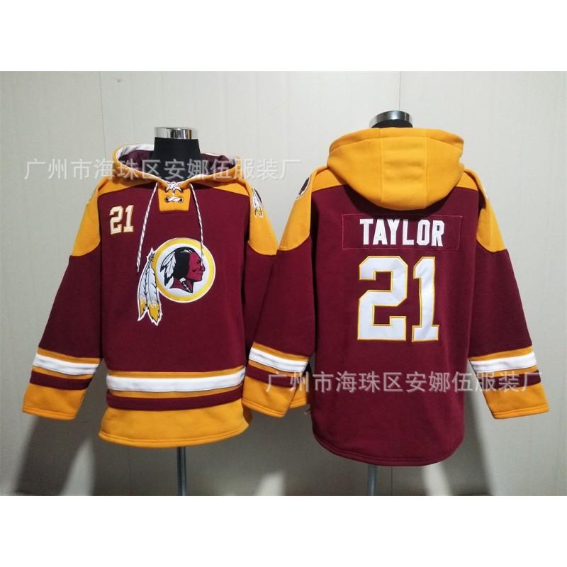 2026 Redskins Rugby Embroidered Fleece Hoodie 21 5 Team Sports Winter Warm Sweatshirt
