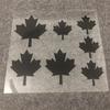Maple Leaf Reflective Car Stickers, Self-Adhesive Decals to Cover Scratches, Stylish Modification Decor for Auto Body