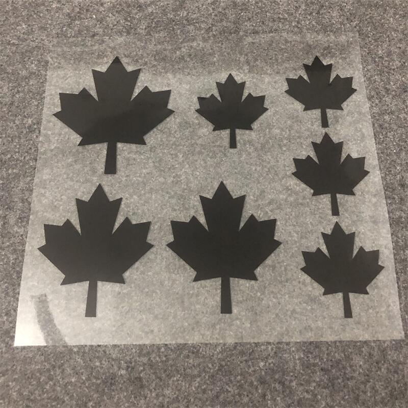 Maple Leaf Reflective Car Stickers, Self-Adhesive Decals to Cover Scratches, Stylish Modification Decor for Auto Body