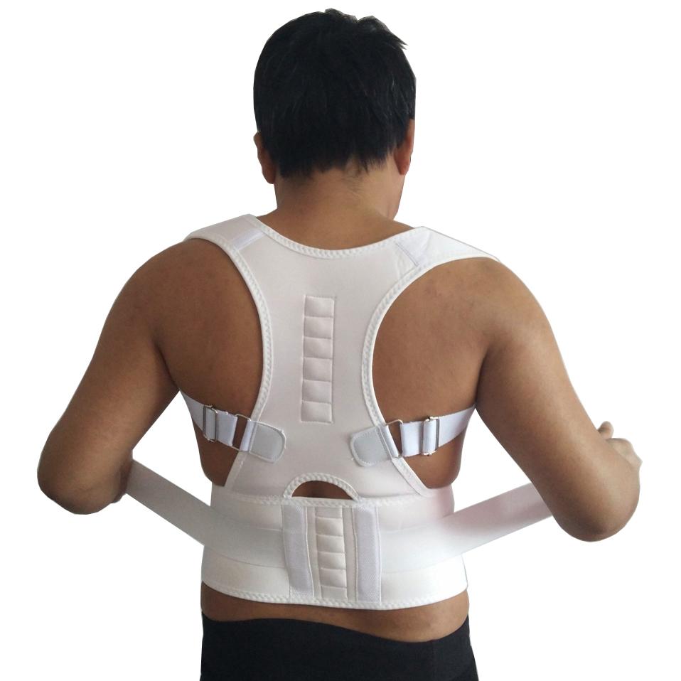 Adjustable Magnets Back Support Posture Corrector for Women Men Medical Corset Therapy Brace Belt B002