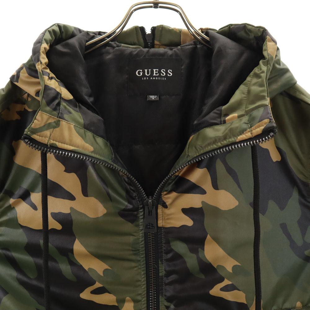 Guess Camouflage-Muster Schlagjacke S Khaki und andere Camouflage Herren Gebraucht