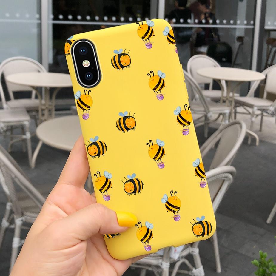 

For iPhone X Case iPhone XR XS Max Cover Silicone Soft TPU Fundas Phone Back Cover Case For iPhone X XR XS Max Coque Cute Bumper iPhone XS