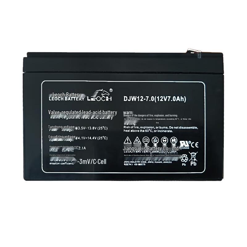 LEOCH DJW12-7.0 12V 7AH Sealed Lead-Acid Battery 12V