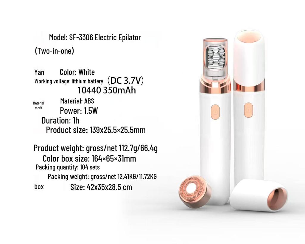 Multifunctional Dual-Head Electric Shaver & Depilator for Men & Women