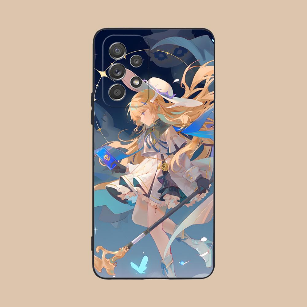 Wuthering Waves Phoebe Phone Case for Samsung Galaxy M55 54 42 35 34 33 32 23 22 15 14 13 12 F55 5G Colorful Cover Luxury Cover
