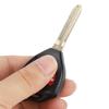 Replacement Smart Car Key Fob Remote for 2007-2013 with 3 Buttons Black Case MOZB41TG 4D-67