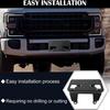 License Plate Frame Compatible With F250 F350 Super Duty  2024 Front Bumper License Plate Bracket Holder Replace FO1068203 PC3Z-17A385-AA