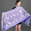 New Winter Shawl Embroider Tassel Women Shawl Thick Warm Cashmere Pashmina Scarves Lady Soft Wrap Bufanda Travel All-Match Scarf