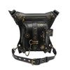 Women's Bag Punk Motorcycle Chain Bags Retro Pockets Men Mobile Phone Pockets Waist Bag Fanny Pack Leg Bag Waist Pack