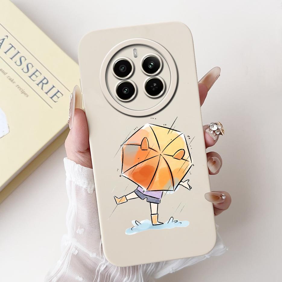 For Realme 12 Pro Plus Case RMX3840 Luxury Candy Painted Cover Soft TPU Phone Case For Realme 12 Plus Realme12 Pro + Fundas Capa