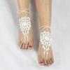 Háčkované barefoot sandály Svatební kotníkové boty Plážové kotníkové boty Ornament náramek na kotník