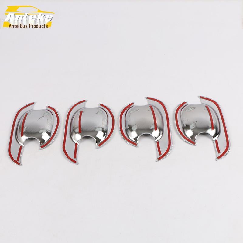 Lavida Door Bowl Decorative Frame: Scratch-Resistant Electroplated Protective Cover Patch (15 units)