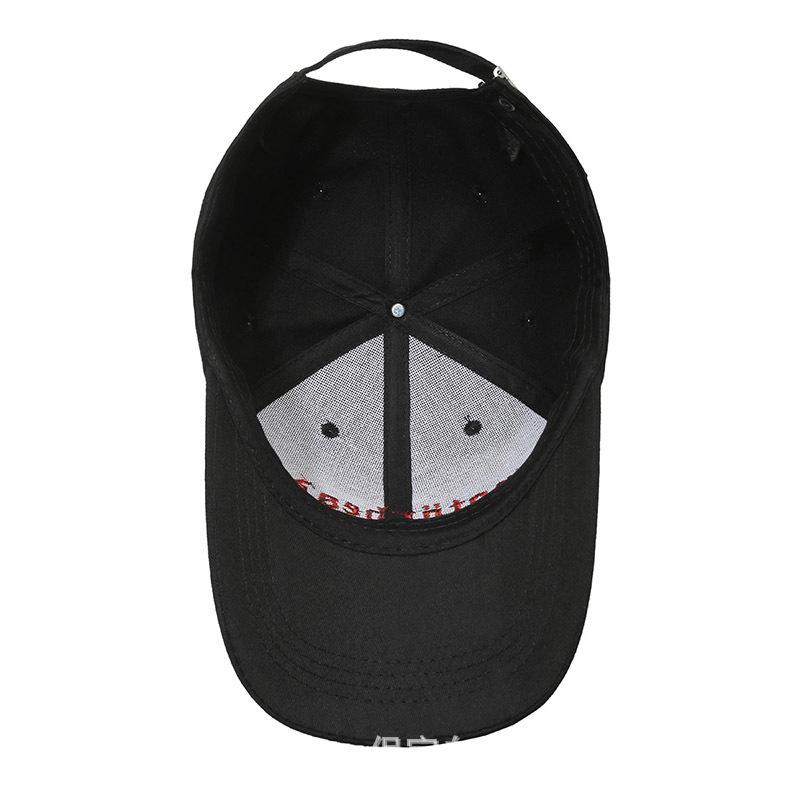 Women's Trendy Spring/Summer Korean Baseball Cap with Embroidered Heart Design and Sun Protection