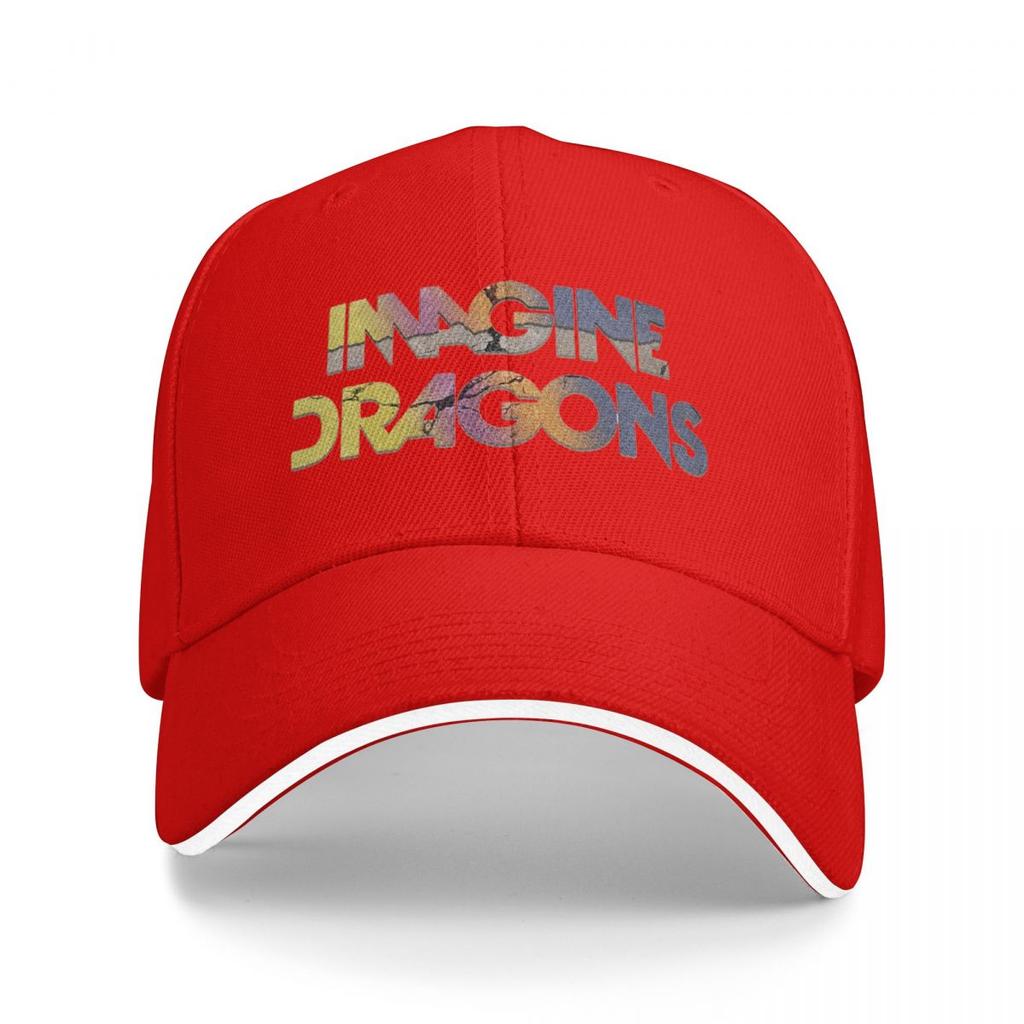 Imagine Dragons Rockband Baseballkepsar Snapback Basebollkepsar Andningsbara Casual Keps Utomhus för Män Och Kvinnor