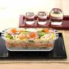 HARIO Heat-Resistant Glass Pound Cake Pan, 850ml, BUONO Kitchen Gratin Dish, Made in Japan, HPND-85-BK