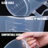 20/30/50/250/500/1000ml  Clear Plastic Graduated Measuring Cup For  Kitchen  Baking Beaker Liquid Measure Jug Cup Container
