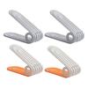 2Pcs Shoe Rack Double Layer Shoe Storage Shelf Save Space Adjustable Height Non-Slip Shoe Organizer Home Supply
