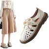 Übergröße Sommer Neu Komfort Lässig Damen Schuhe Mode Weiche Sohle Atmungsaktiv Ausgehöhlt Flache Schuhe für Damen