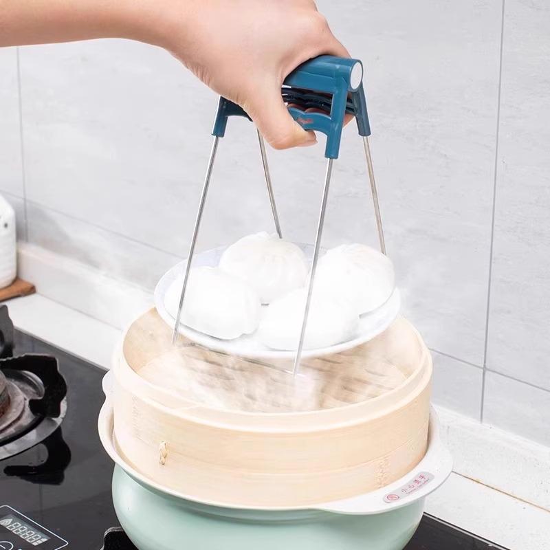 Stainless Steel Anti-Scald Bowl and Plate Lifter
