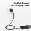 USAMS SJ767 U91 Type-C Cable 3A Fast Charging Data Cable 1m/18W Quick Charge Aluminum Alloy
