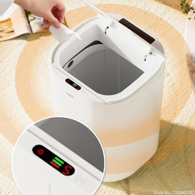 14L Licht sterilisation smart mülleimer licht energie lade induktion bad wohnzimmer große kapazität schlafzimmer bad
